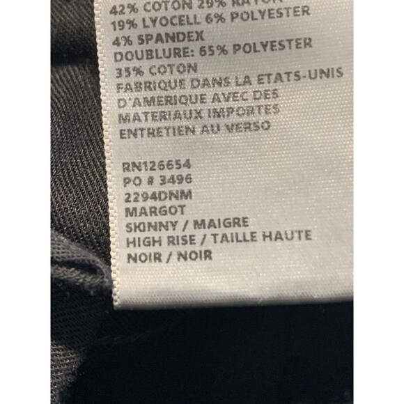 L'Agence Jeans Womens size 27 Black Margot High Rise Skinny Ankle Stretch Denim - Picture 6 of 10